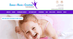 Desktop Screenshot of danceandmusiccreations.com